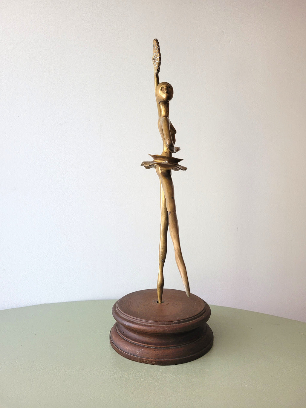 Sculpture danseuse à l'éventail en régule 💥