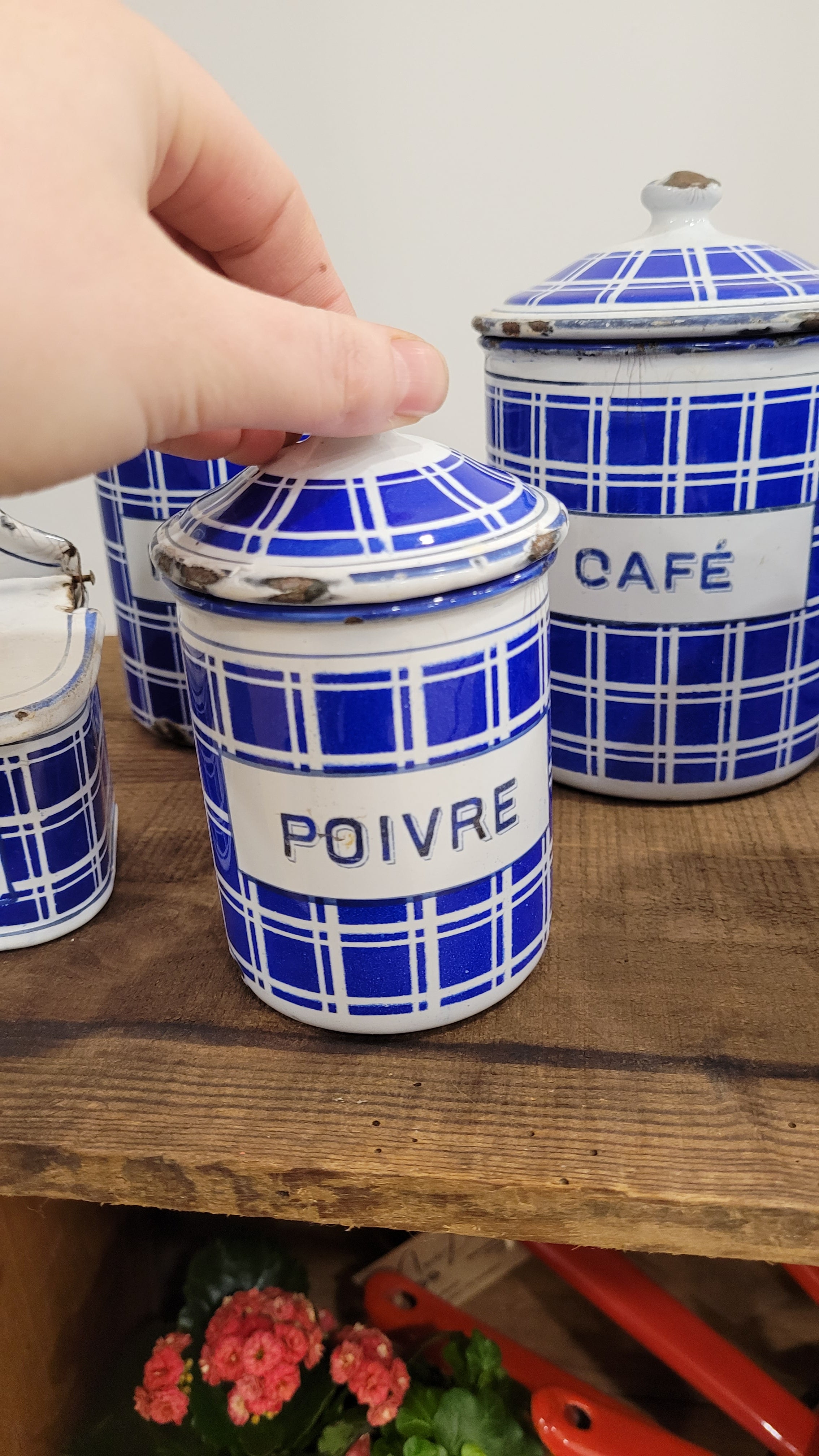 Ensemble pots émaillés