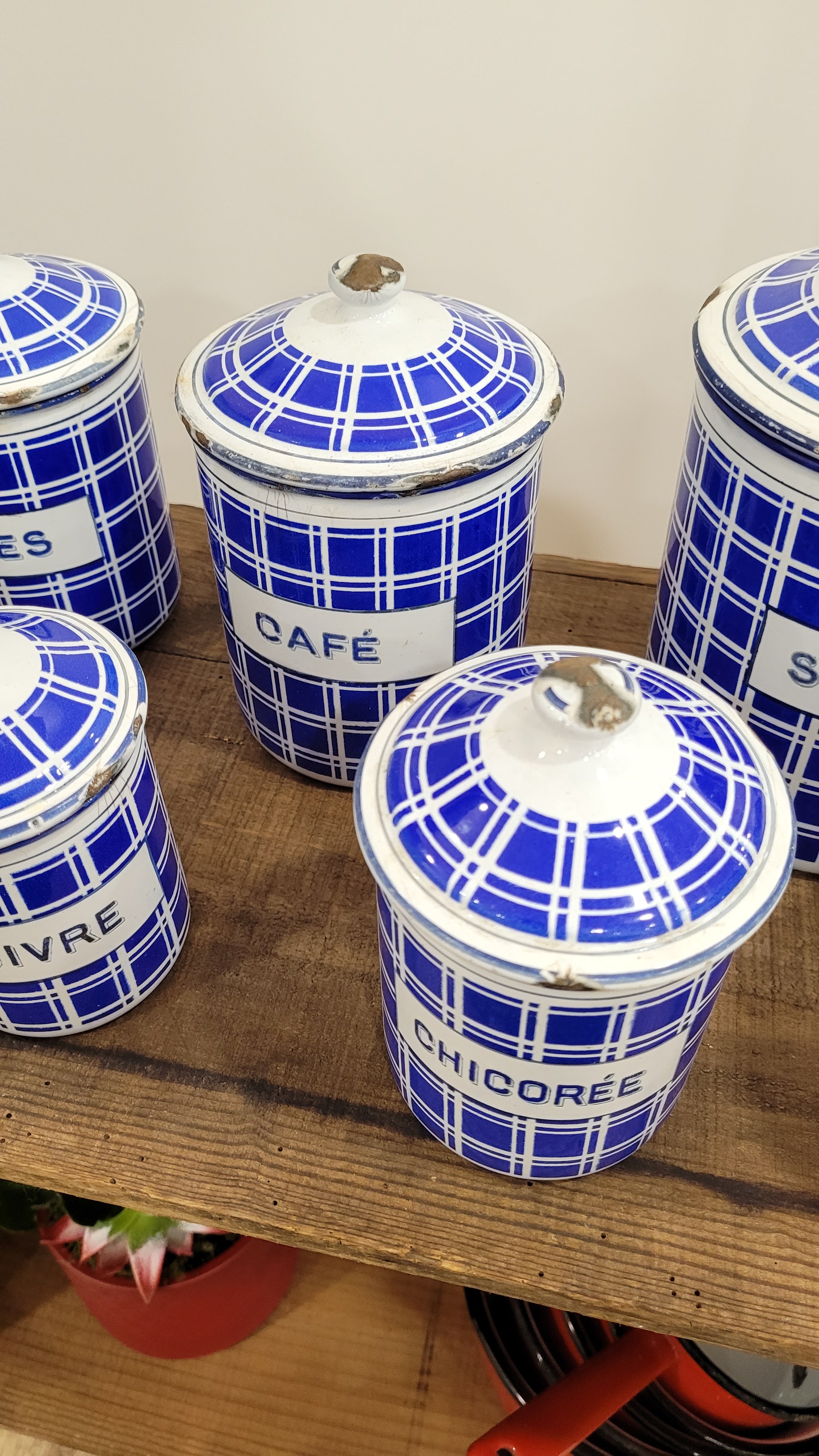 Ensemble pots émaillés