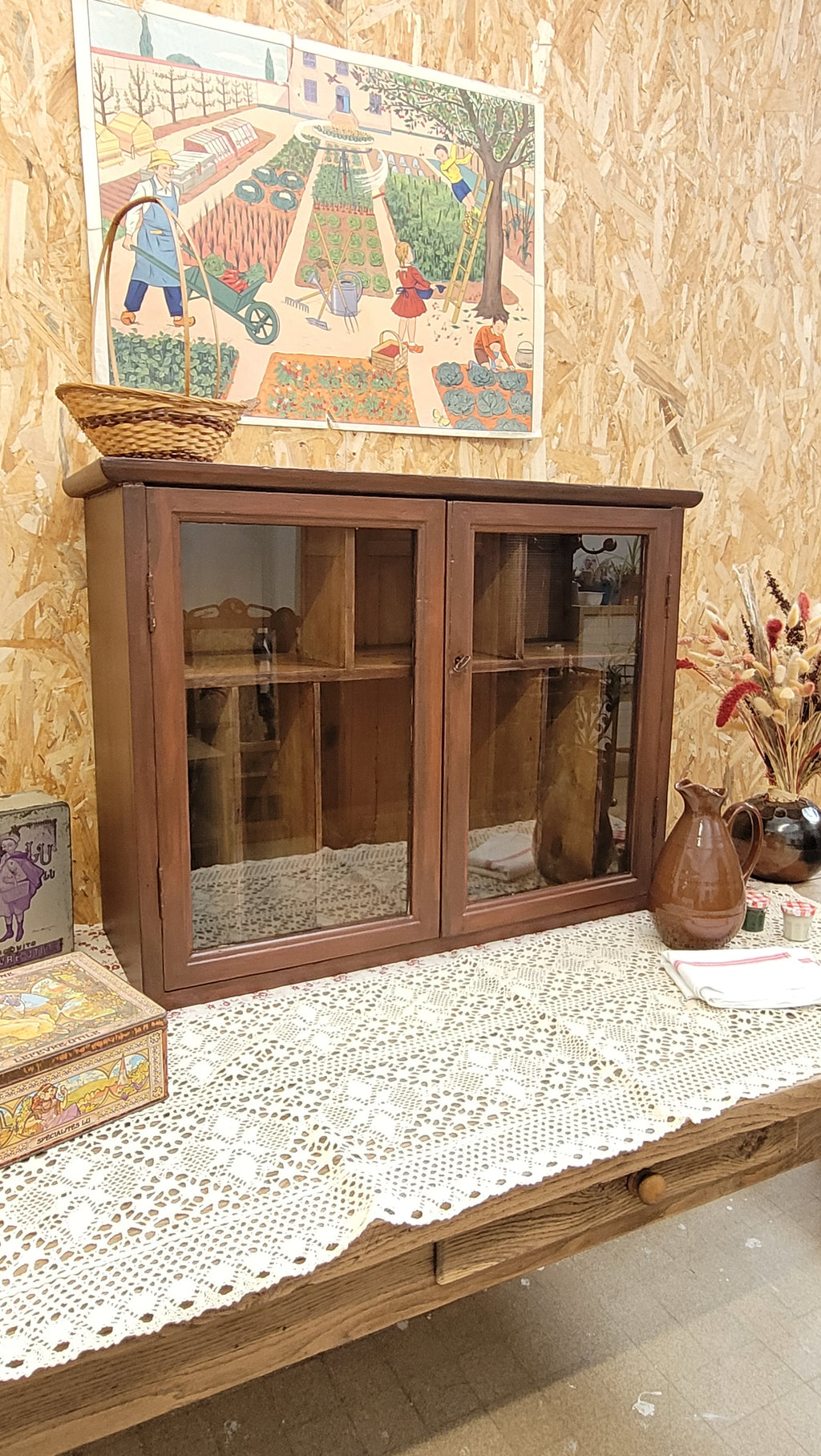 Vitrine Ancienne en Bois