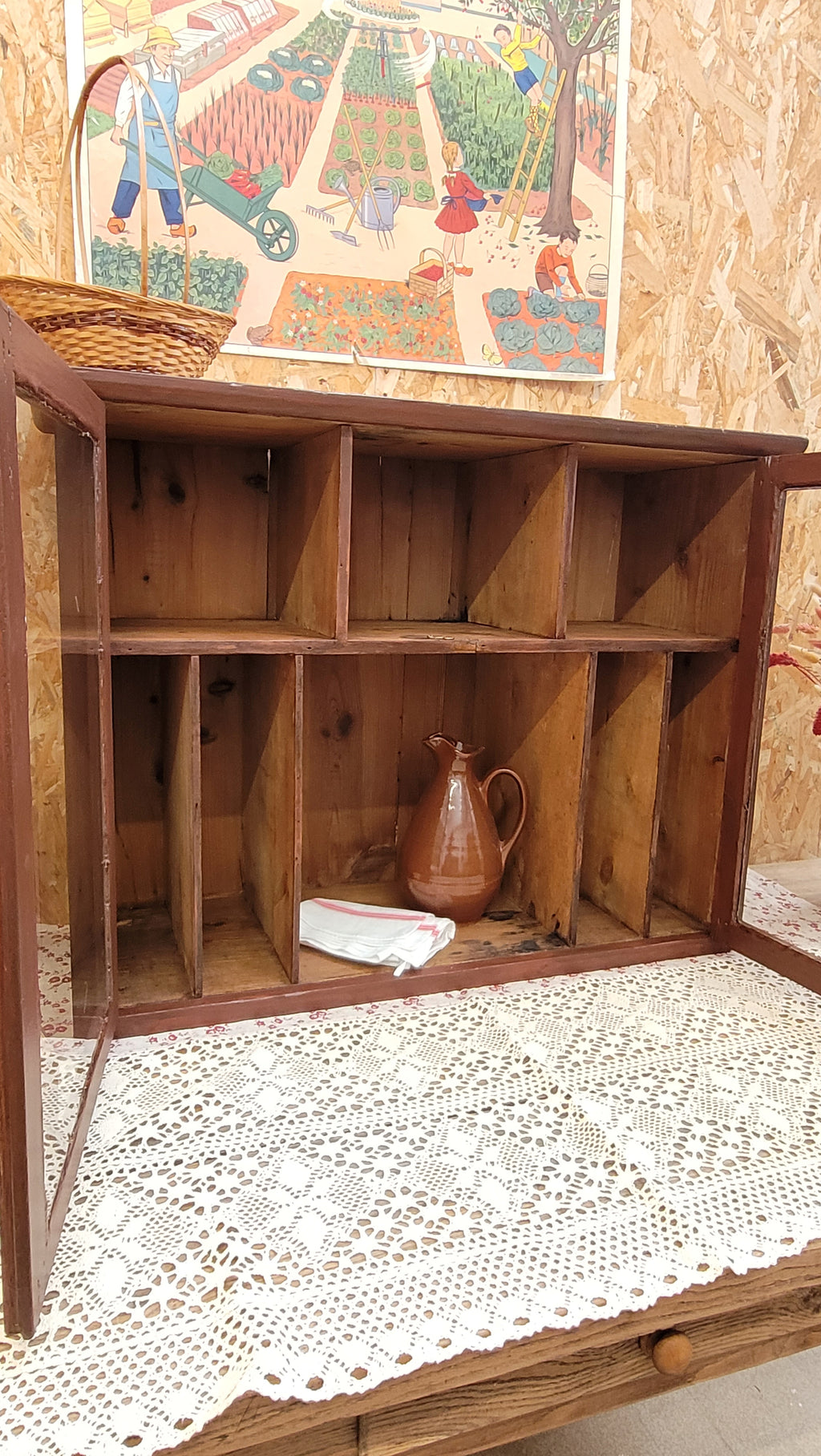 Vitrine Ancienne en Bois