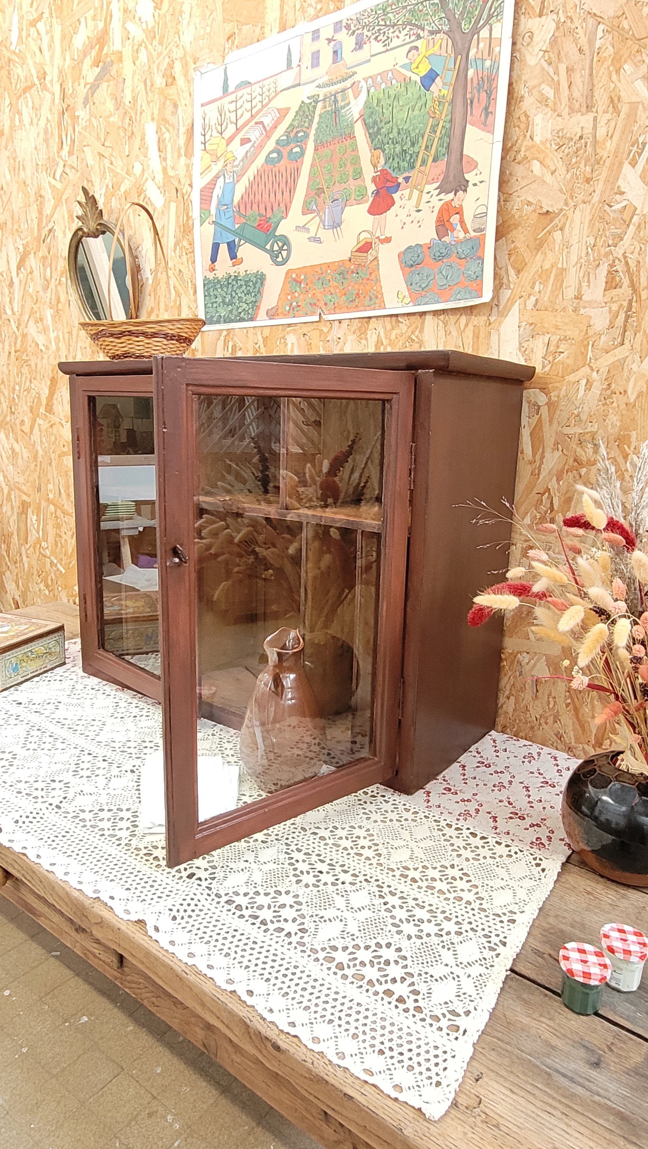 Vitrine Ancienne en Bois