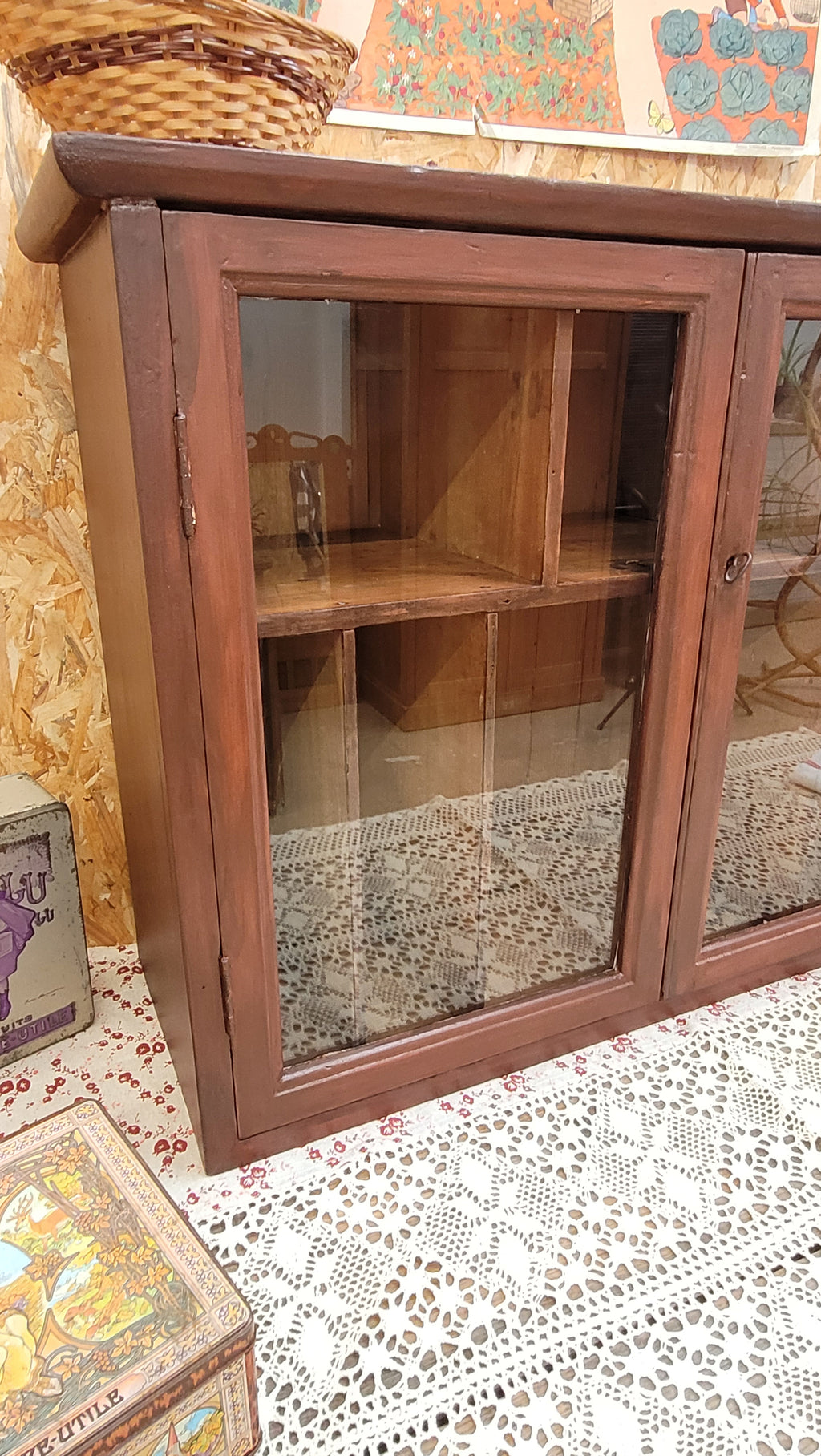Vitrine Ancienne en Bois