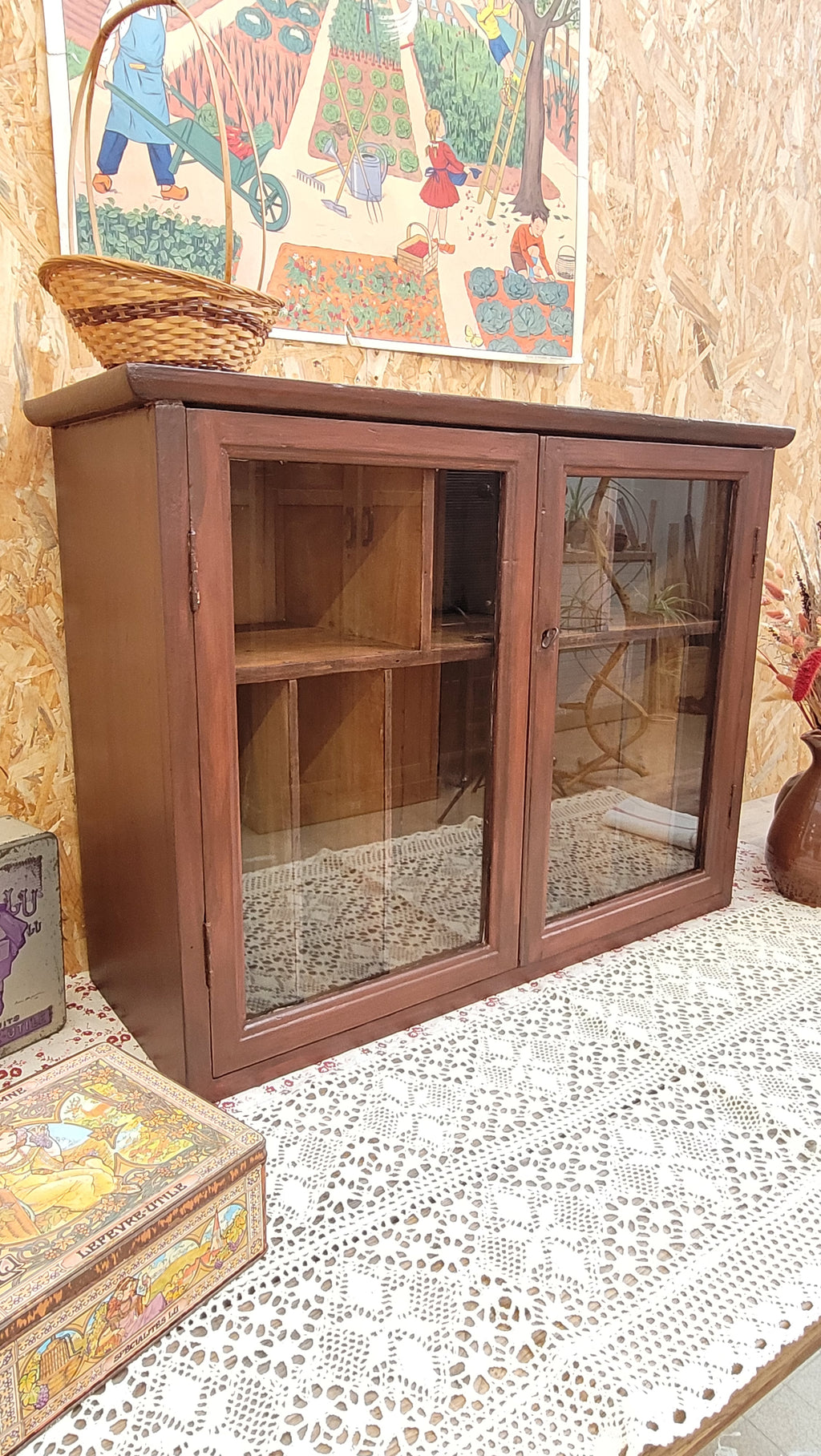 Vitrine Ancienne en Bois
