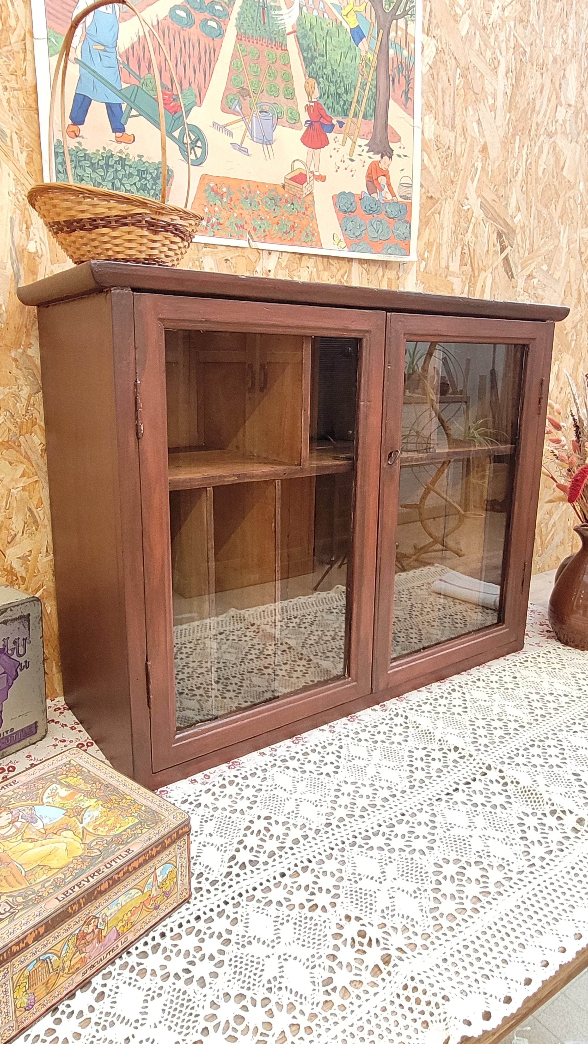 Vitrine Ancienne en Bois