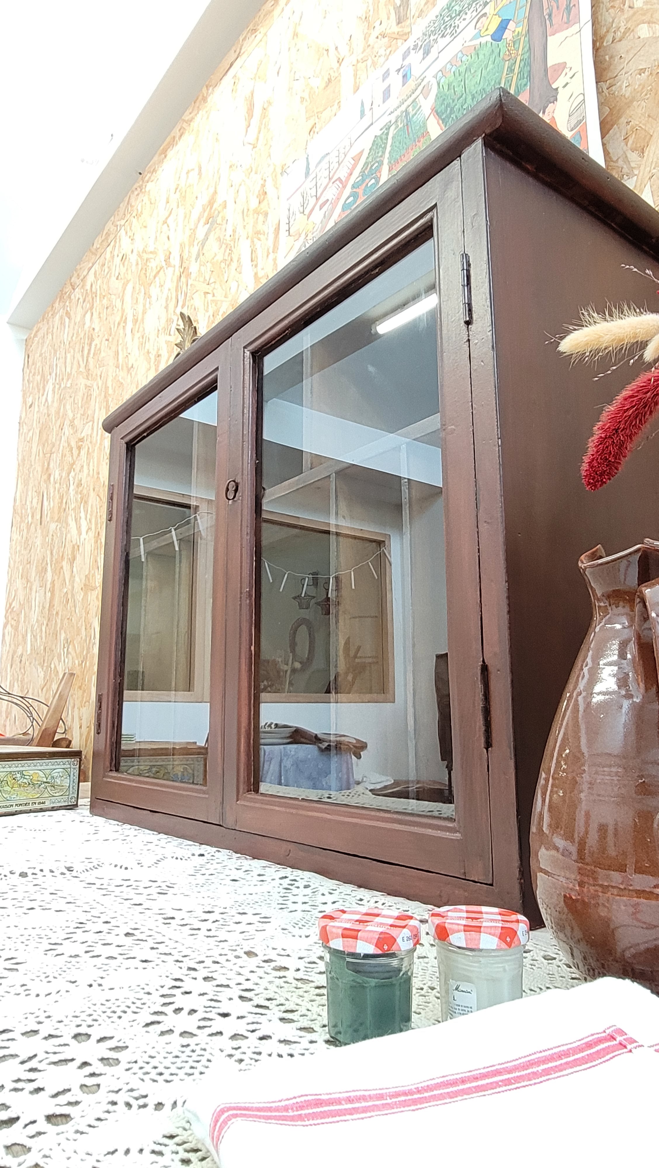Vitrine Ancienne en Bois