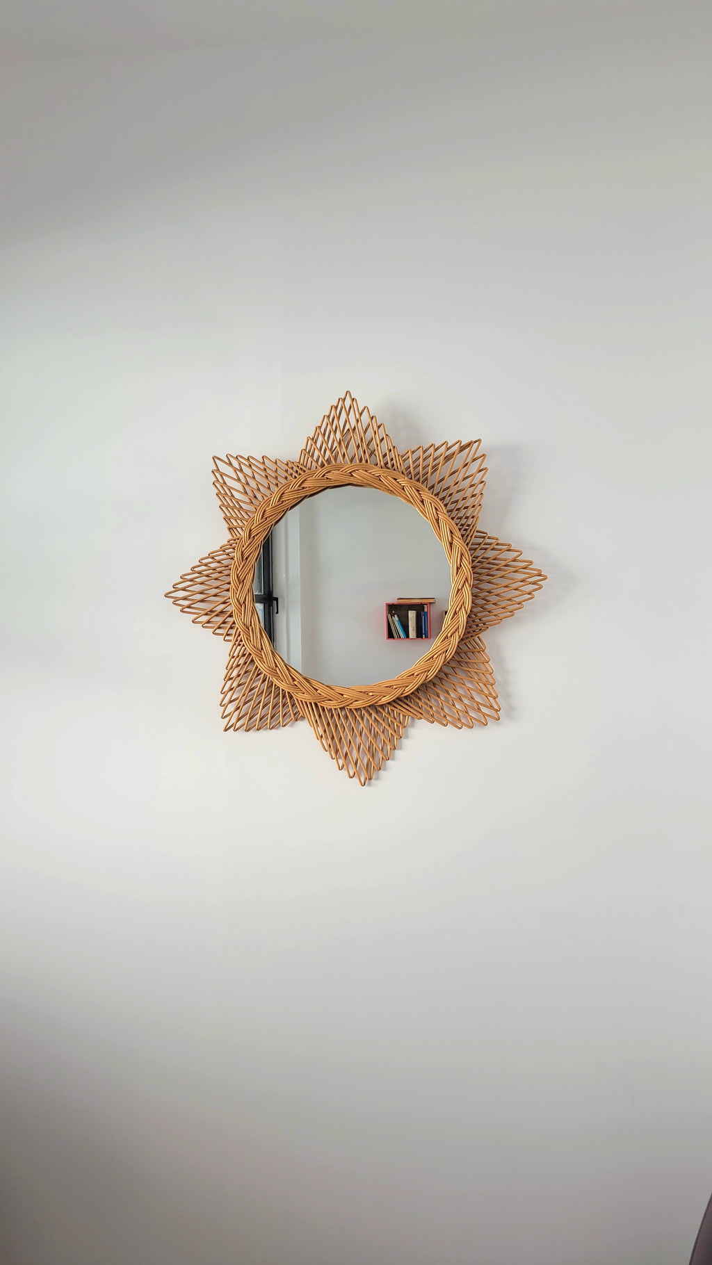 Miroir rotin soleil