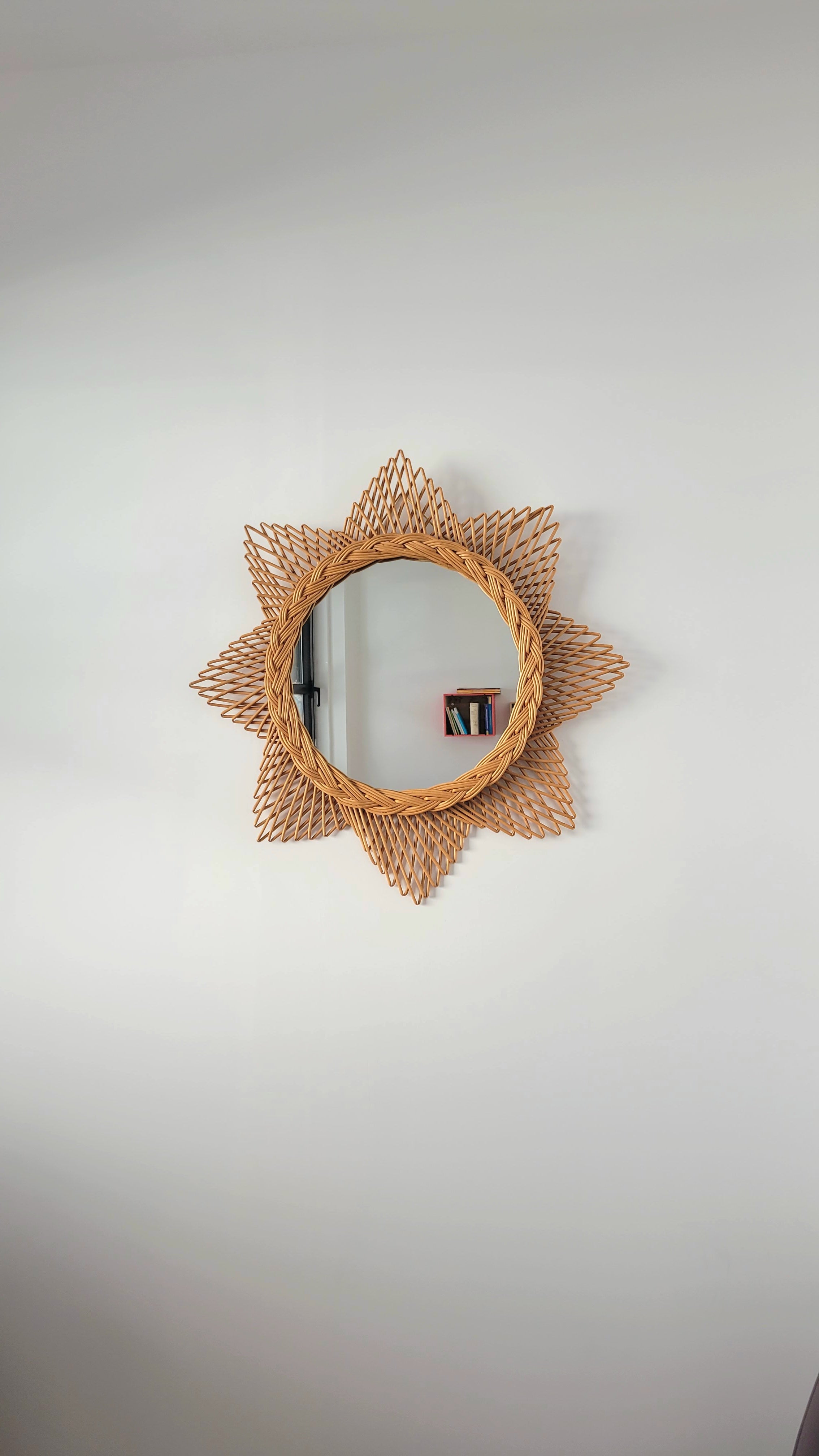 Miroir rotin soleil