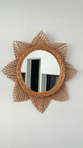 Miroir rotin soleil