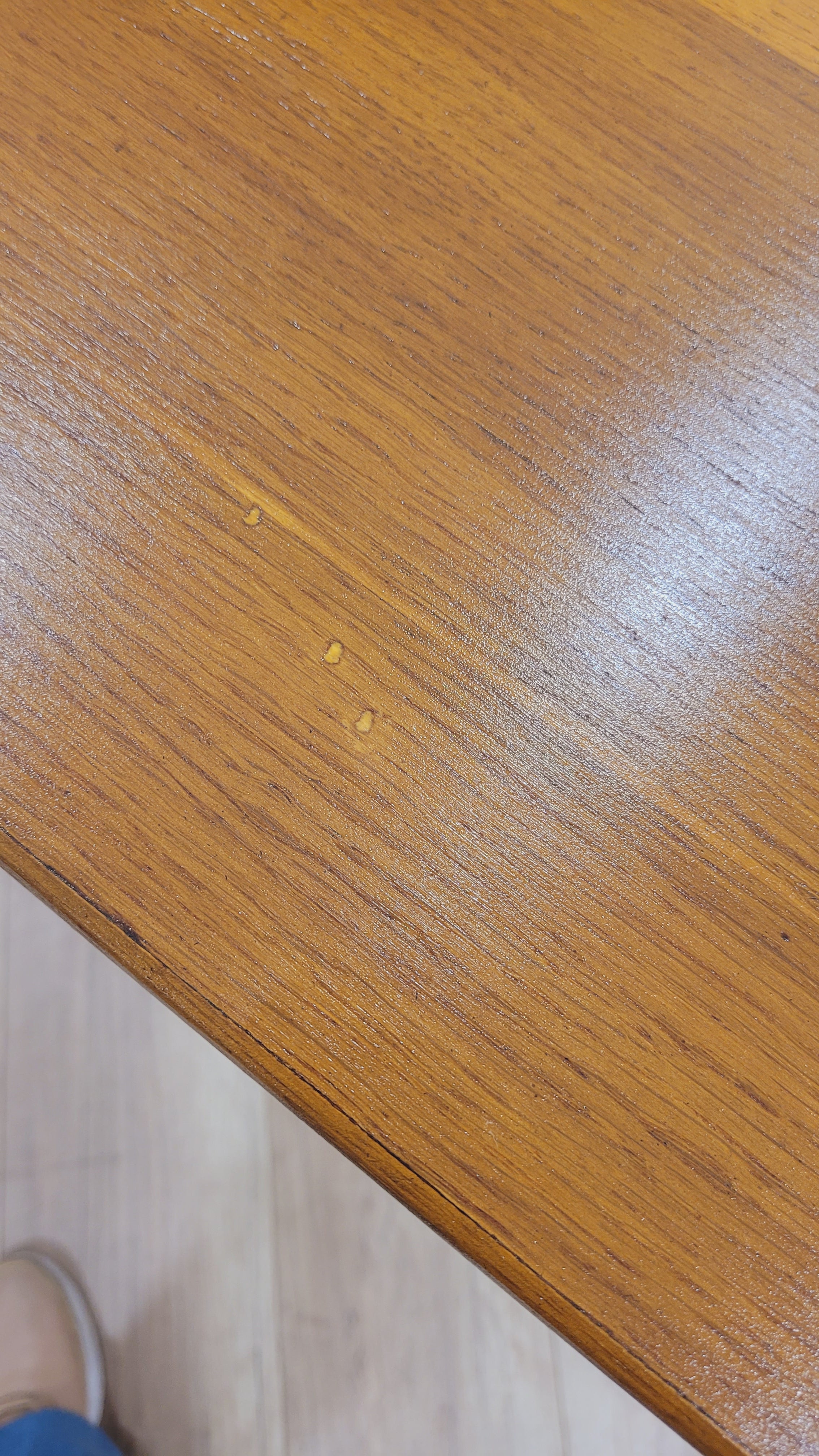 Table Scandinave Placage Chêne – Pièce Unique