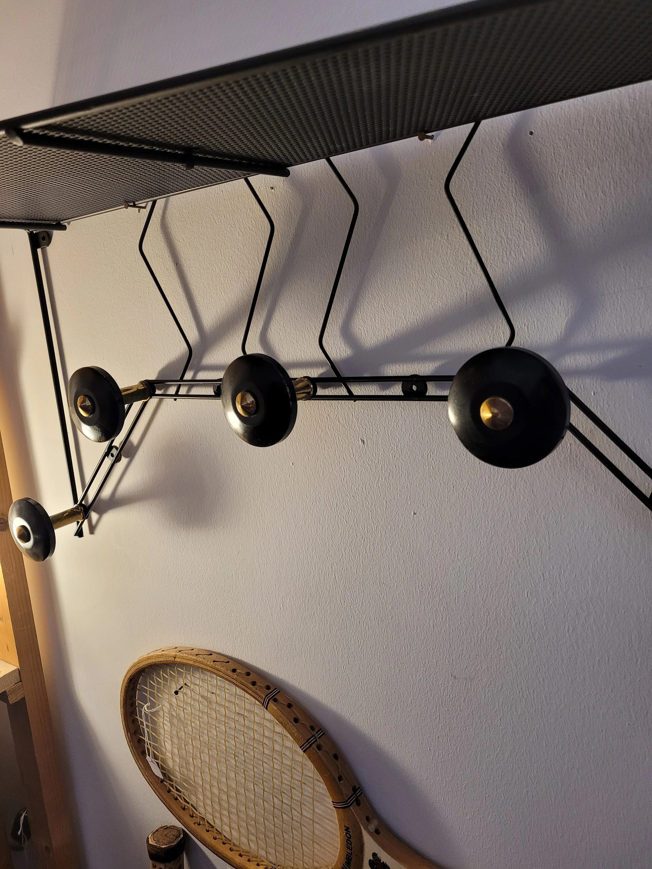 Porte manteau mural années 50